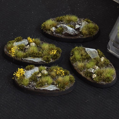 60mm Oval Highland Bases x4